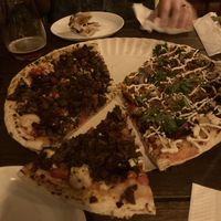 Bacon/Pepperoni pizza  at Fermentô in Porto Alegre