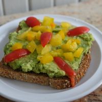 Smashed Avocado Toast at Thrive Juice Cafe in Arlington
