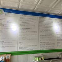 Menu at Thrive Juice Cafe in Arlington