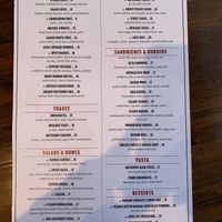 Menu  at O'cado in Sherman Oaks