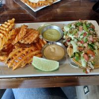 Potato tacos at O'cado in Sherman Oaks