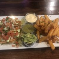 Crispy potato tacos at O'cado in Sherman Oaks