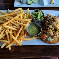 Potato tacos! at O'cado in Sherman Oaks