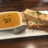 Grilled cheese and tomato soup at O'cado in Sherman Oaks