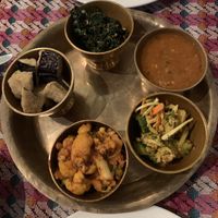 Daal Bhat Tarkaari (with basmati rice, not on photo)  at Chulo in Leipzig