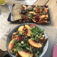 The ‘Julia’ bowl and the Abundatia cheese board - WOW   at Orteá - Vegan Collective in Lisbon