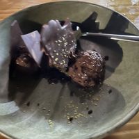 Chocolate mousse at Orteá - Vegan Collective in Lisbon