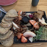 Cheese board at Orteá - Vegan Collective in Lisbon