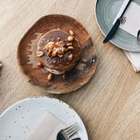 Panqueca Snickers at Orteá - Vegan Collective in Lisbon