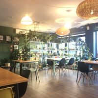 Nice plants & design  at Orteá - Vegan Collective in Lisbon