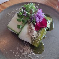 Rawoltini main dish - amazing at Orteá - Vegan Collective in Lisbon