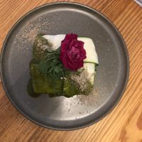 Raw courgete  at Orteá - Vegan Collective in Lisbon