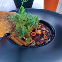 Pasta dish with red wine sauce (from mains) at Orteá - Vegan Collective in Lisbon