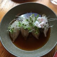 Gyoza dumplings   at Orteá - Vegan Collective in Lisbon