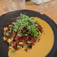 "Nomad" main (curry) at Orteá - Vegan Collective in Lisbon