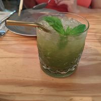 Basil cocktail at Orteá - Vegan Collective in Lisbon