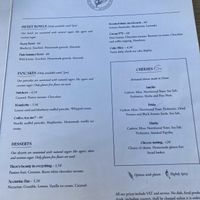 Menu  at Orteá - Vegan Collective in Lisbon