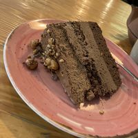 Chocolate cake   at Orteá - Vegan Collective in Lisbon