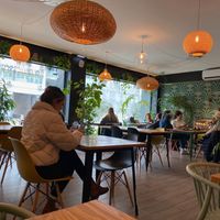 Cute interior at Orteá - Vegan Collective in Lisbon