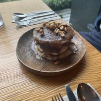 Peanut pancakes   at Orteá - Vegan Collective in Lisbon