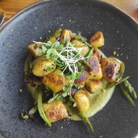 Sweet potato gnocchi at Orteá - Vegan Collective in Lisbon