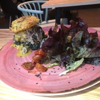 The amazing burger !!! A unique experience  at Orteá - Vegan Collective in Lisbon
