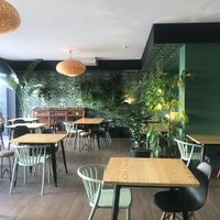 Design of the interier   at Orteá - Vegan Collective in Lisbon