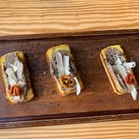 Mushrooms bruschetta at Orteá - Vegan Collective in Lisbon