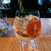 Signature drink “O Botanista" at Orteá - Vegan Collective in Lisbon