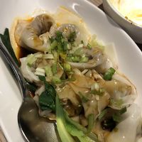 Wonton in chilli oil  at Hi-Lai Vegetarian 漢來蔬食 - Hanshin Shopping in Kaohsiung