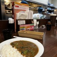 Curry with spinachh  at CoCo Ichibanya - Keihan Shichijo in Kyoto