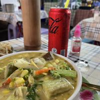 Curry plus coke #Veganuary at The Family Restaurant in Bangkok