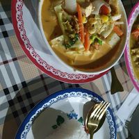 Massaman curry with tofu at The Family Restaurant in Bangkok