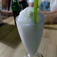 Coconut Smoothie at The Family Restaurant in Bangkok