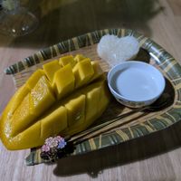Mango Sticky Rice at The Family Restaurant in Bangkok