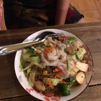 Noodle dish at The Family Restaurant in Bangkok