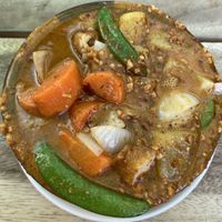Massaman curry (amazing)  at The Family Restaurant in Bangkok