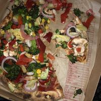 All the veggies 🤤 at Mod Pizza in Rocklin