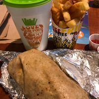 Buffalo Wrap at Earth Burger in Bloomington