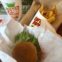 Vegan food at the mall!!! at Earth Burger in Bloomington