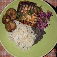 Grilled marinated tofu at Captain's Table in Terceira
