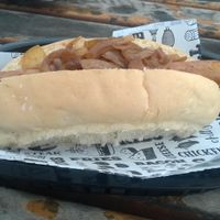 Veggie hotdog  at The Tyne Bar in Newcastle Upon Tyne