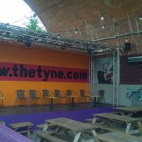 Outside seating area at The Tyne Bar in Newcastle Upon Tyne