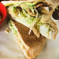 VEGAN TORTA!! Chik’n, Just Mayo & Vegan Cheese ( I didn’t check the brand ) at Sabor of Mexico in Baytown