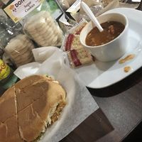  Vegan torta and vegan soup, with sugar cookies that are accidentally vegan  at Sabor of Mexico in Baytown