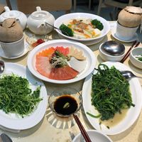 A veggie (vegan) feast... at Gaia Veggie Shop - Pioneer Centre in Kowloon