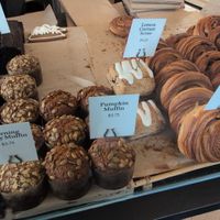 Goods on display at Bread Alone Bakery in Woodstock