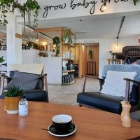 Interior at Bean and Bread in Abergavenny