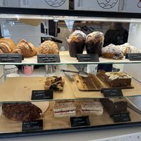 Vegan baked goods selection   at Bean and Bread in Abergavenny