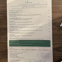 Menu  at Bean and Bread in Abergavenny